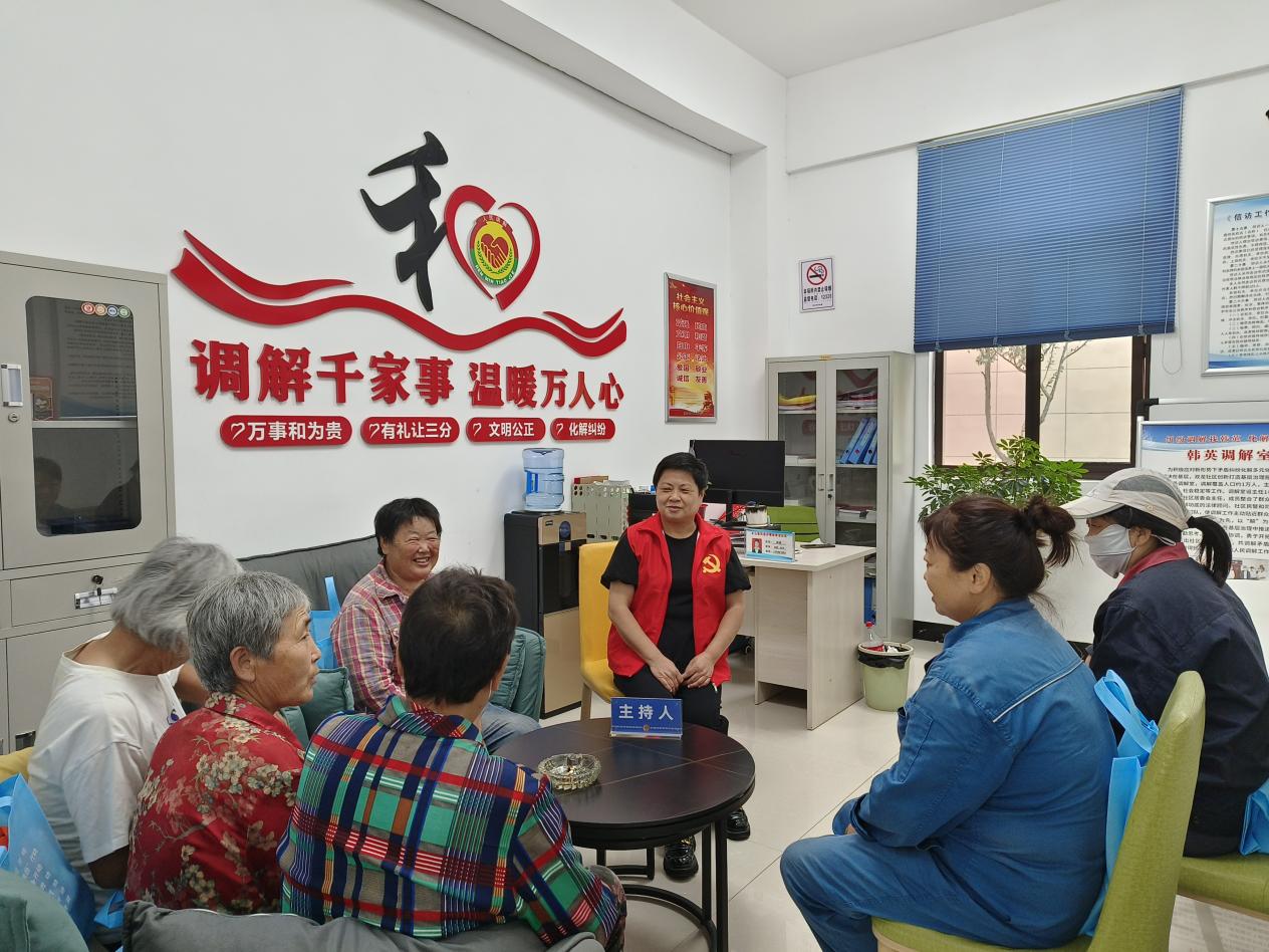 双龙社区发挥“皖美红色物业”调解作用。淮北市委宣传部供图