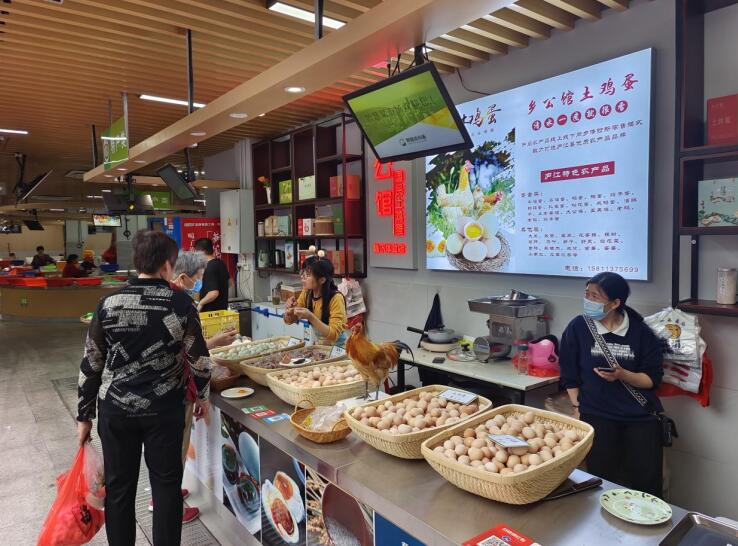 菜市面貌焕然一新。钱明东供图