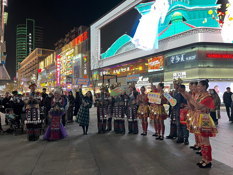 快闪活动。广西壮族自治区文化和旅游厅供图