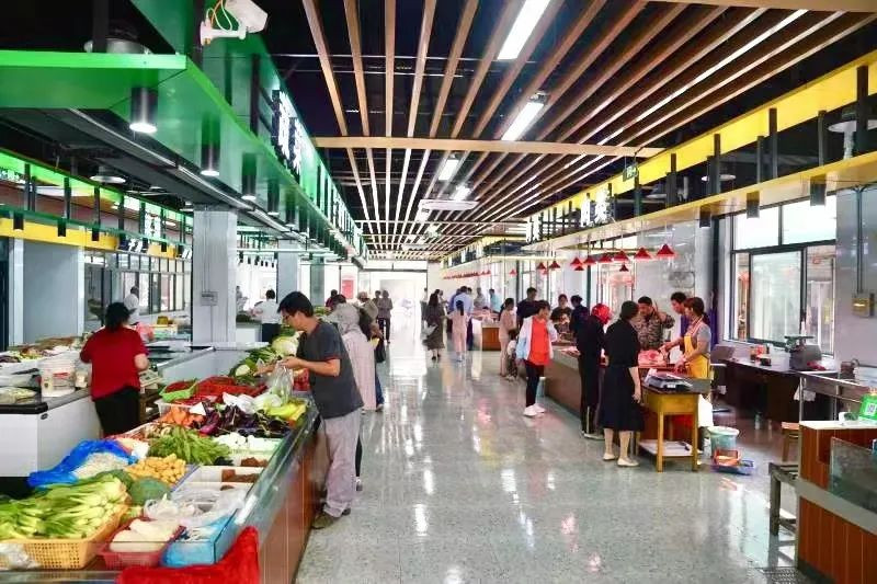 文明菜市。赵召明供图