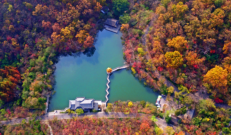 俯瞰琅琊山一景。滁州市委宣傳部供圖