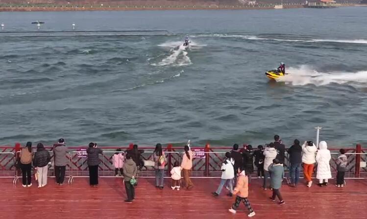 巢湖元旦假期文旅市场“热”力十足。郭雅君供图