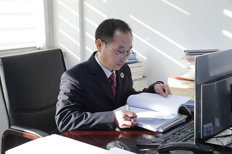 陈磊工作照。安徽省人民检察院供图
