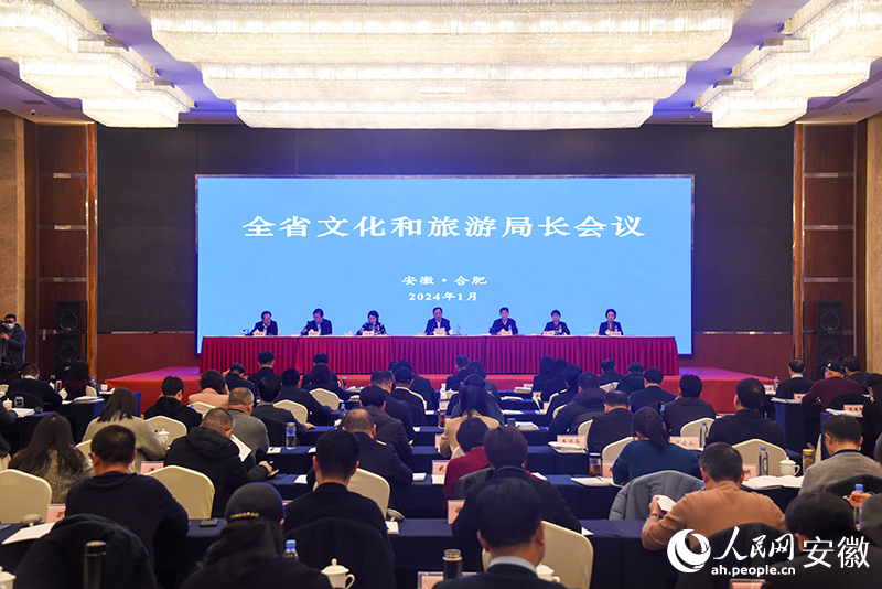 安徽省文化和旅游局长会议现场。人民网记者 李希蒙摄
