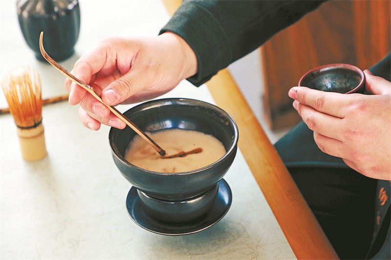 茶艺展示:宋代点茶。雨山区委宣传部供图