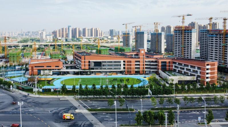 和平小学新校区。瑶海区委宣传部供图