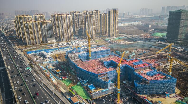 合肥市儿童医院新区。瑶海区委宣传部供图