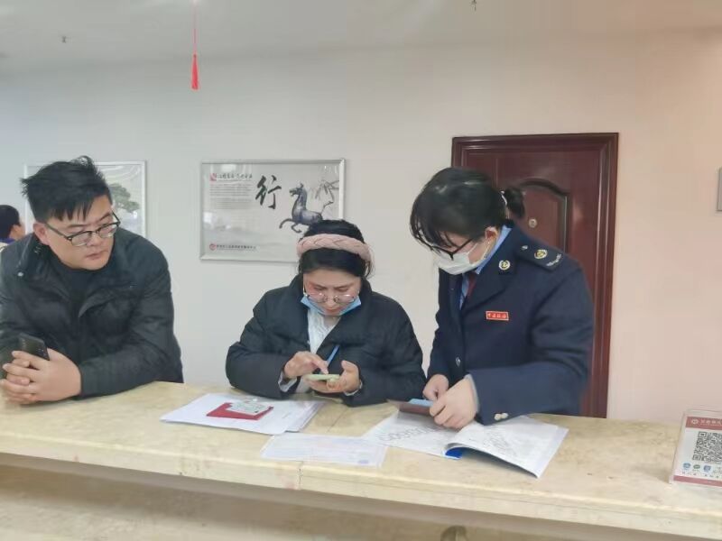契税业务“掌上办”。明光市税务局供图