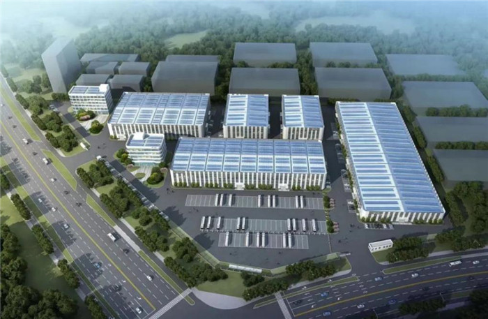 深向科技總部項目效果圖。肥西縣委宣傳部供圖