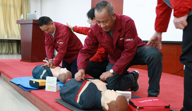 关键时刻能救命！江汽集团“移动AED”为生命护航