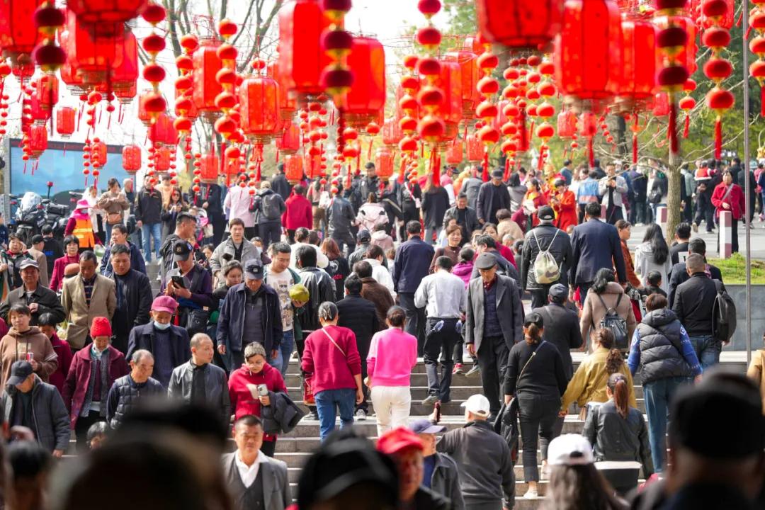 紫蓬山民俗文化周现场照。三河文旅供图