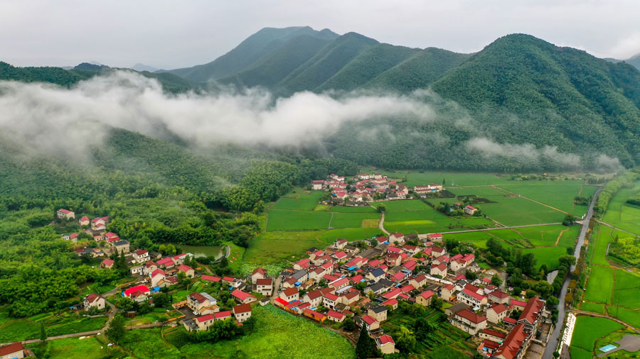 雨后的西村美景。宁国市委宣传部供图