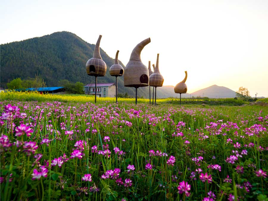 恬静、优美的西村美景。宁国市委宣传部供图