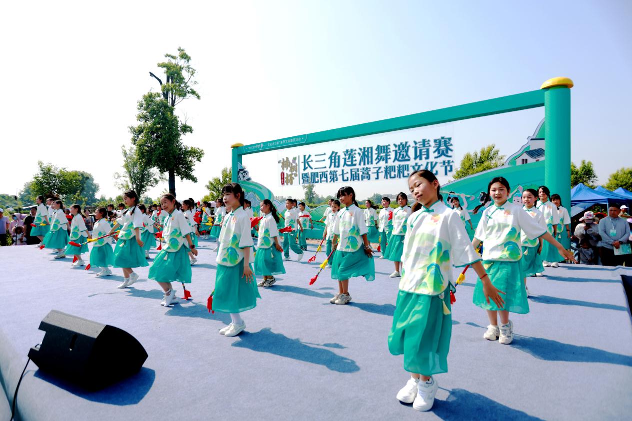 文化节现场。肥西县委宣传部供图