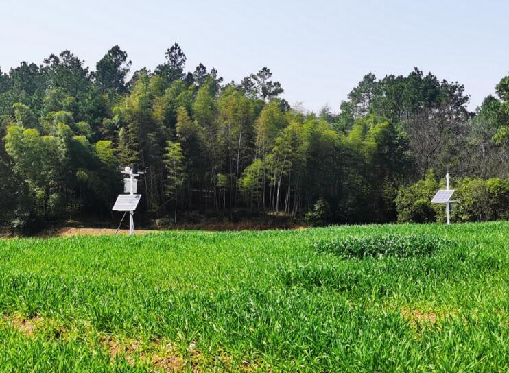 土壤檢測系統實景。