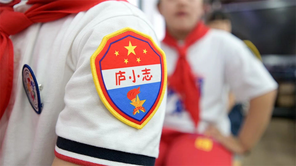 海棠街道少工委“廬小志”團隊。廬陽團區委供圖