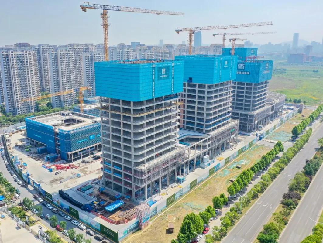 高新区安全谷建设现场