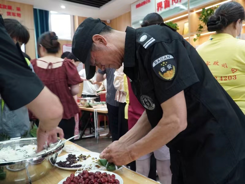 活動現場。