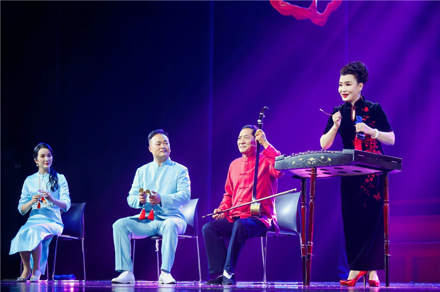 淮河琴书表演。合肥演艺集团供图