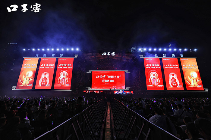 演唱会现场。口子酒供图