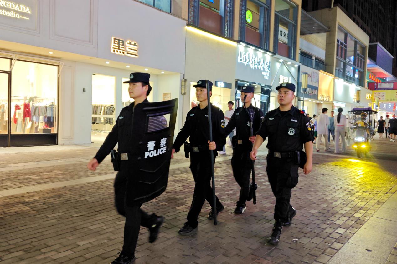 加強日常巡邏。亳州市公安局高新區分局供圖