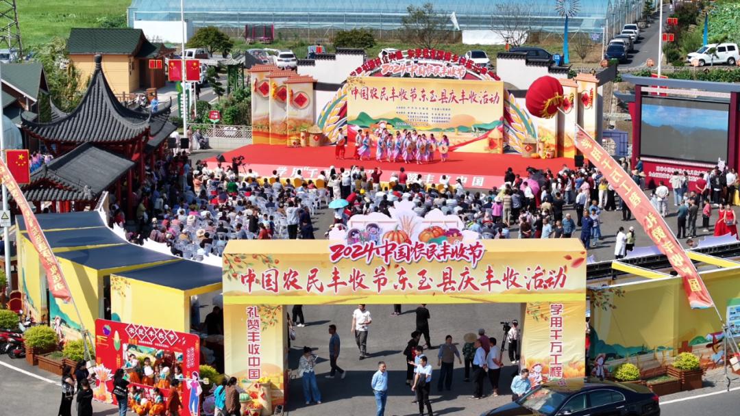 丰收节活动航拍一角