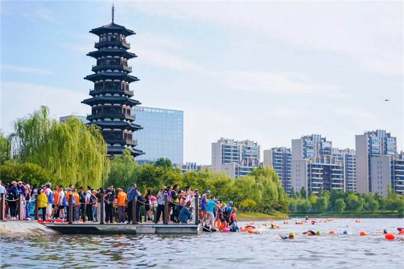 2024广德铁立方IRONCUBE超级铁人三项赛。广德市委宣传部供图