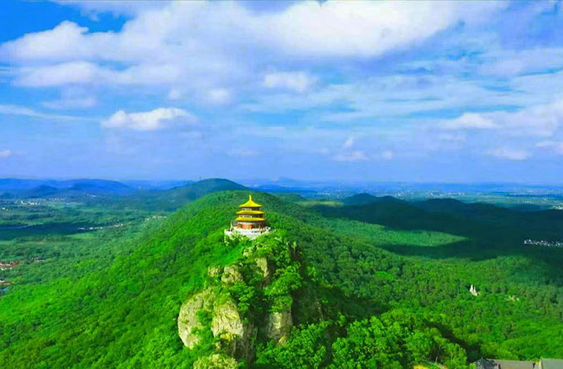 和县善厚镇鸡笼山风景。