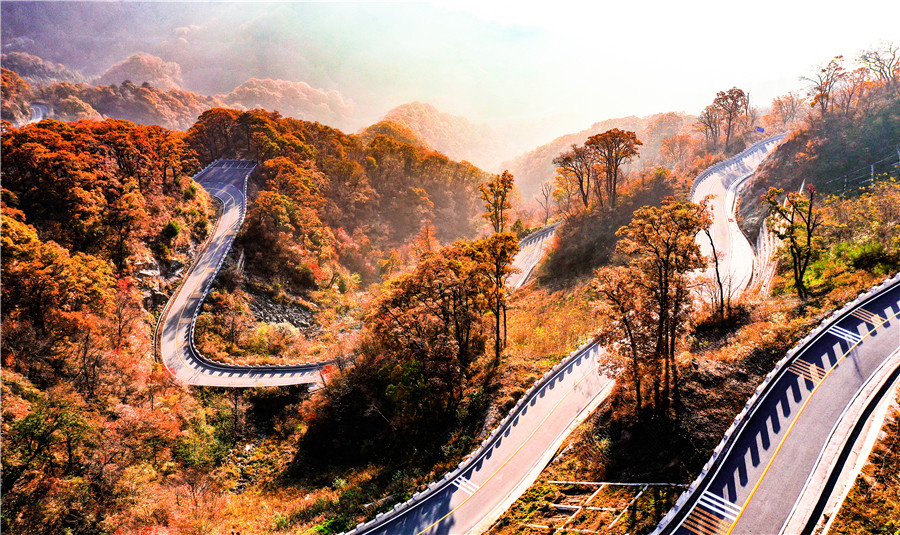 《红岭公路》。王 峰摄