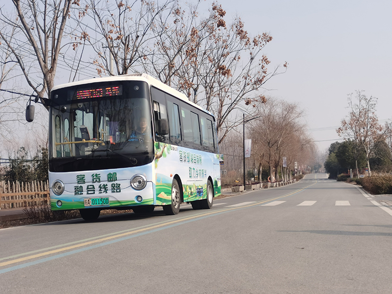 合肥客货邮合作线路61条。 合肥市交通运输局供图