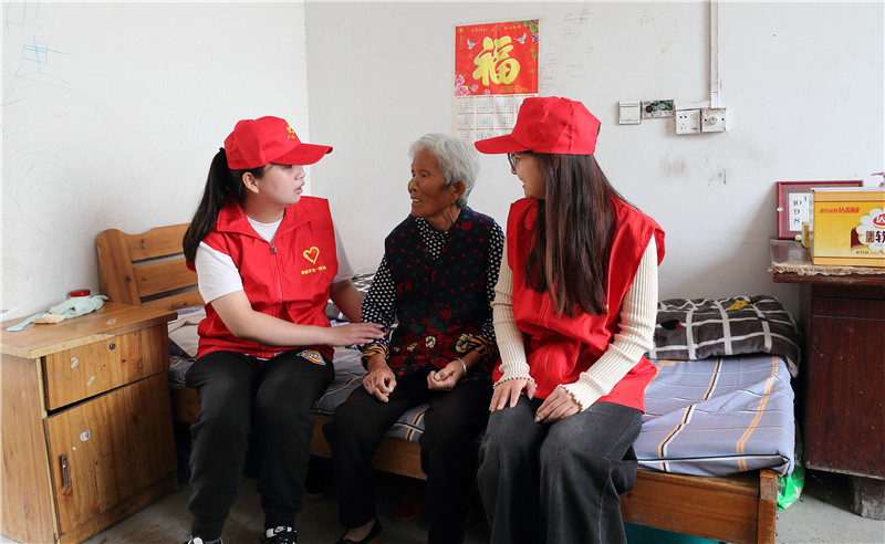 敬老志願服務活動。