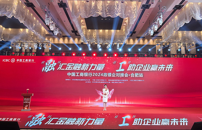 中国工商银行2024政银企对接会·合肥站现场。王鹏摄