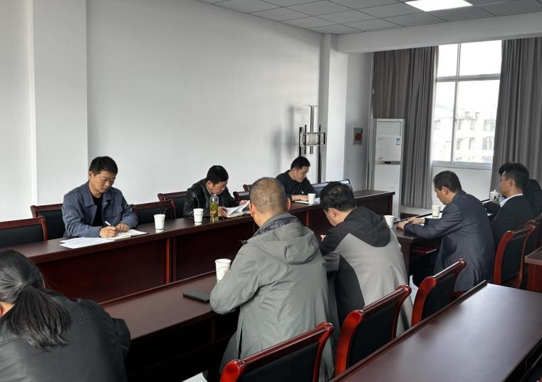 医药公司机关一支部检查现场。肥西县发改委办公室供图