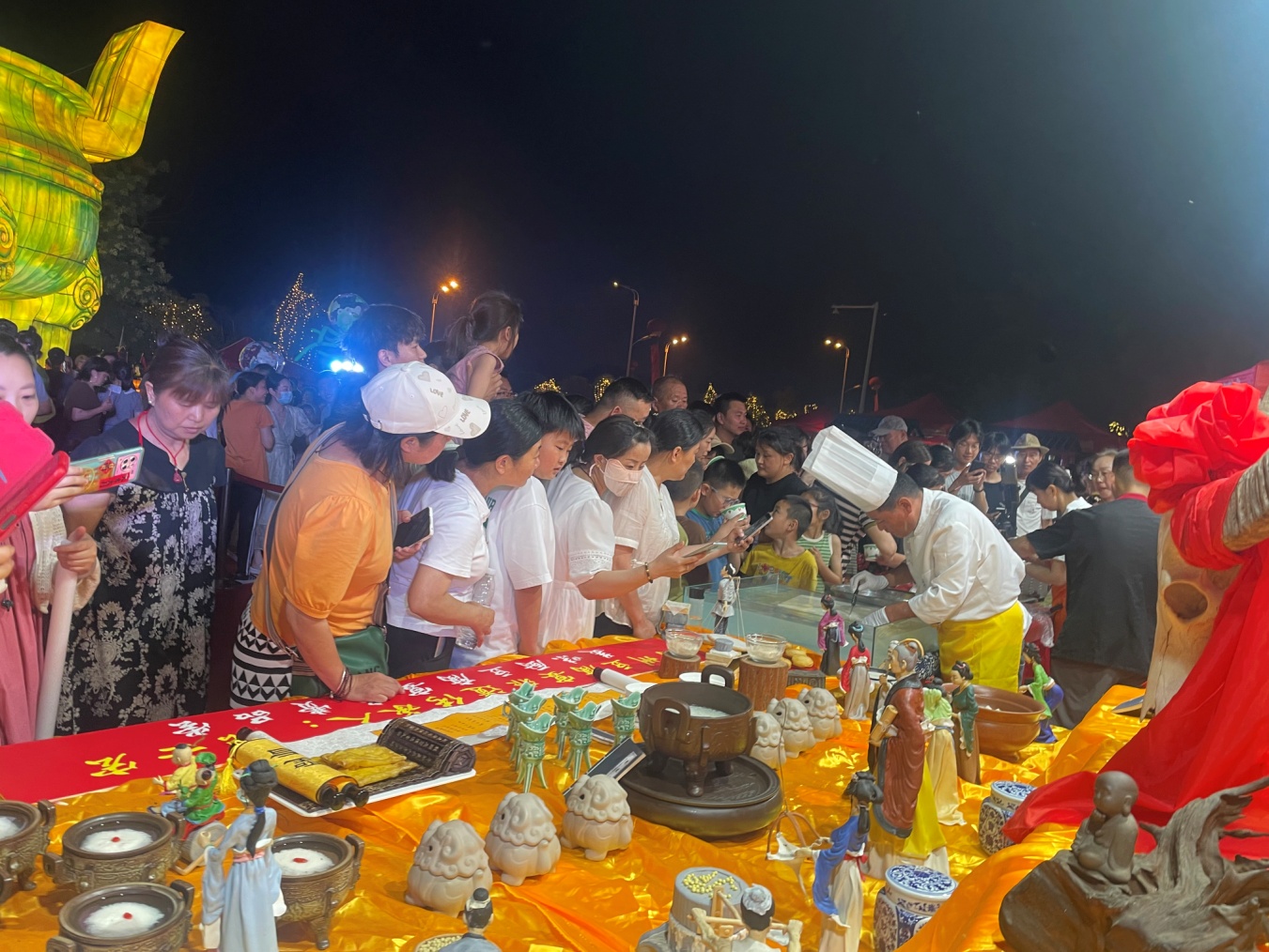 江淮美食嘉年华暨寿州古城寻味旅行月活动现场。张士宏供图