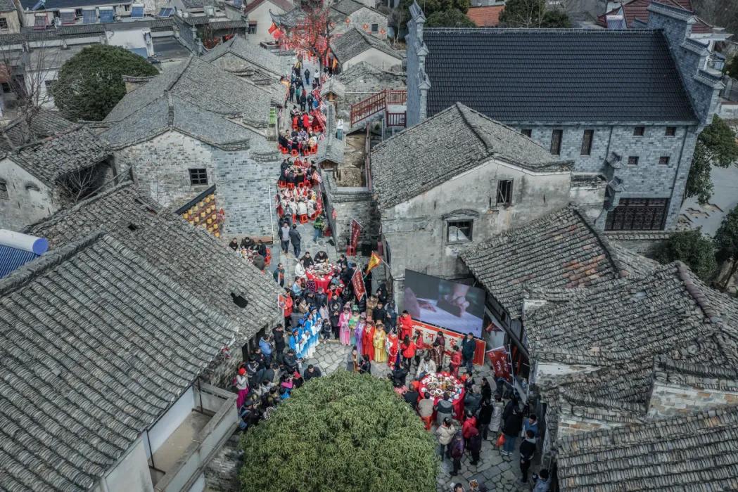 百家宴。湾沚区文旅体局供图