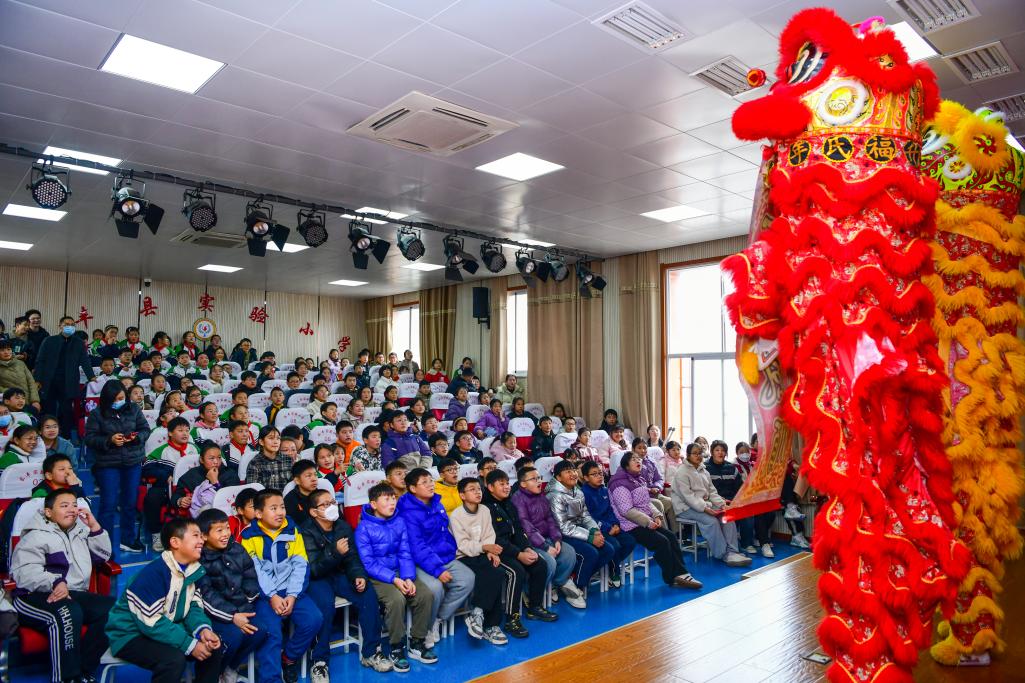 非遺《廬州獅舞》表演。
