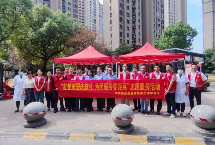 活动现场。肥西县直机关工委供图