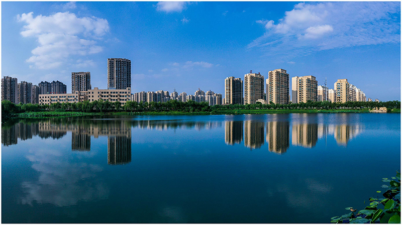 固镇县城区风景。固镇县委宣传部供图