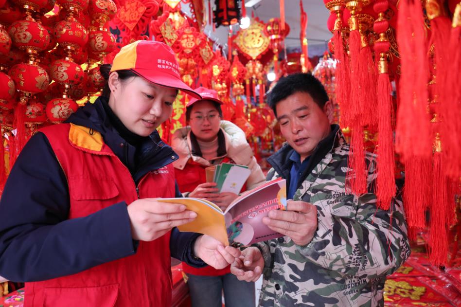 安徽涡阳：年货大集宣传忙