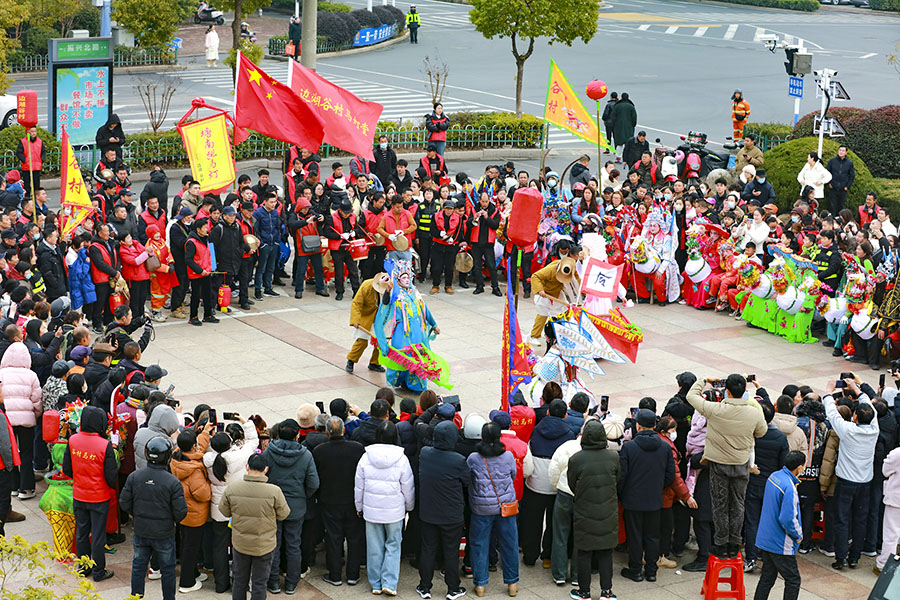 塘南跳马灯。