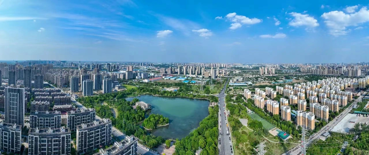 廬陽經開區大景圖。