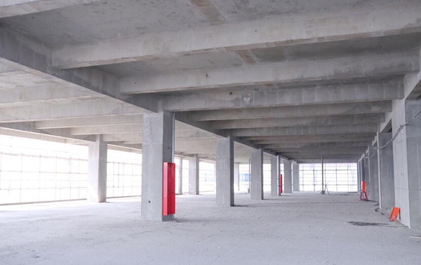 合肥市高新区南岗科技成果加速器项目北区楼面设计荷载达到每平米楼面承重2吨。金鹿摄