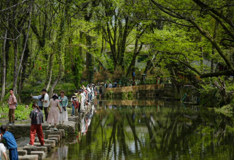 清明假期西溪南实现客流消费“双丰收”。