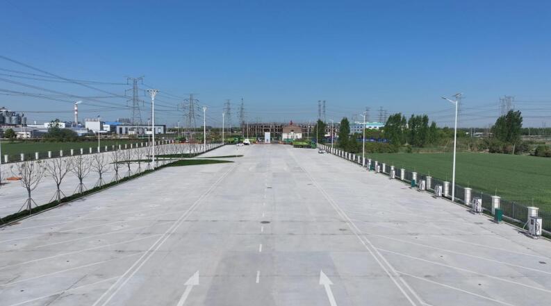 淮南潘集区首个新能源智慧停车场建成试运营