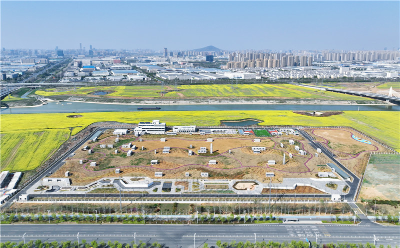 西部组团净水二厂鸟瞰图。合肥水务集团供图
