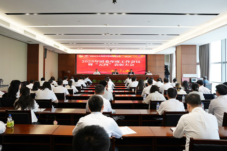 中国化学三化建召开2025年团委工作暨“五四”表彰大会。中国化学三化建供图