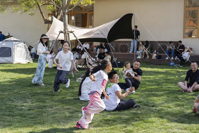 崔崗“村游”熱鬧非凡。廬陽區委宣傳部供圖