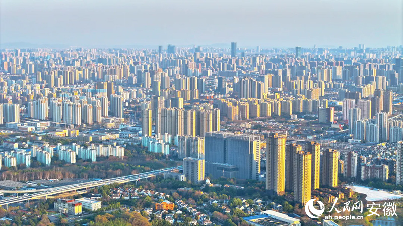 合肥2024年常住人口總量突破千萬。人民網 郭昊攝