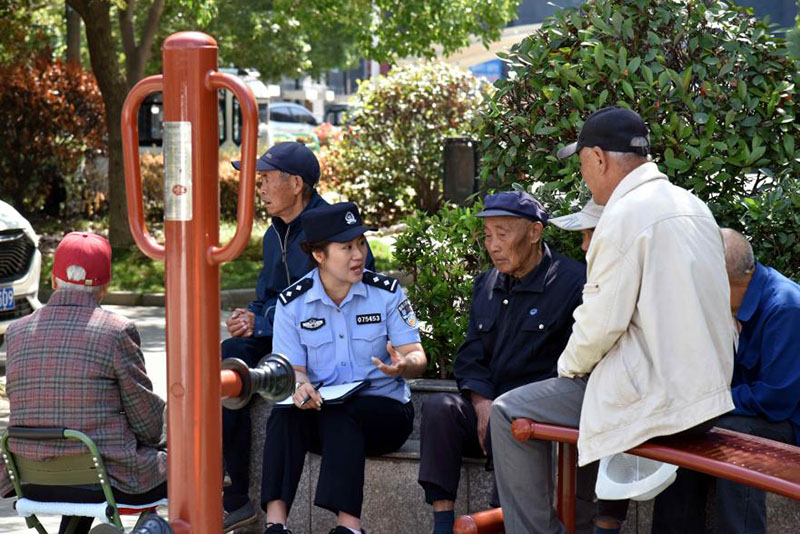 防范經濟犯罪宣傳活動現場。