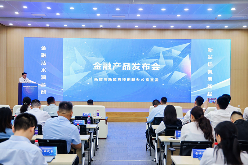 新站特色金融产品发布。新站管委会供图